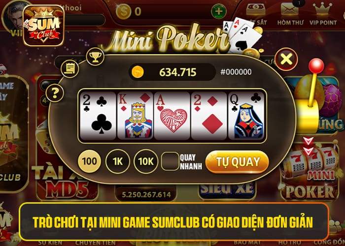 Các trò chơi tại Mini Game Sumclub có giao diện đơn giản Các trò chơi tại Mini Game Sumclub có giao diện đơn giản