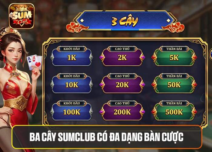 Ưu điểm của Ba Cây Sumclub
