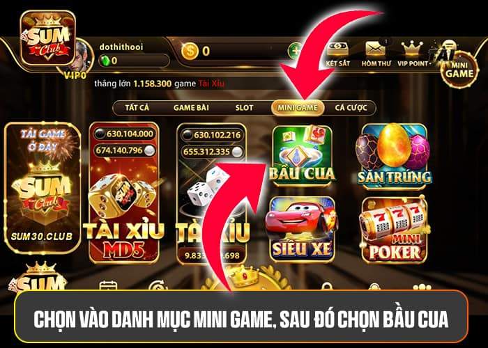 Các bước tham gia đặt cược Bầu Cua Sumclub Các bước tham gia đặt cược Bầu Cua Sumclub