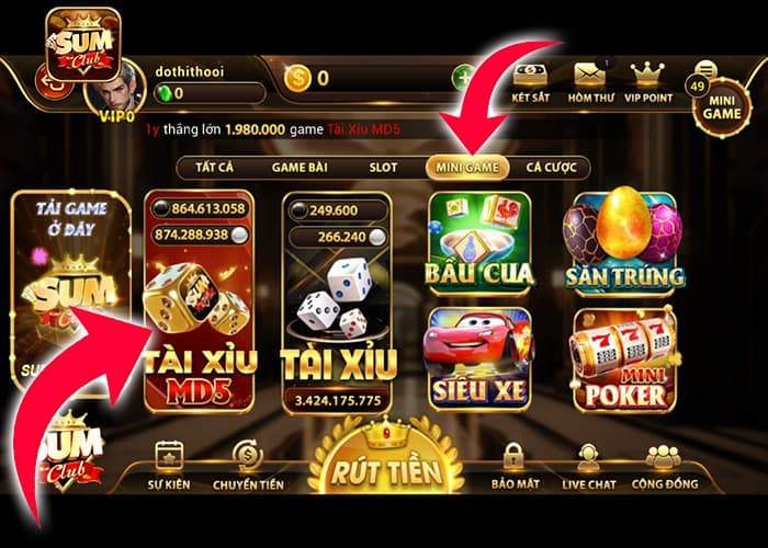 Giới thiệu các bước tham gia Tài Xỉu MD5 Sumclub Giới thiệu các bước tham gia Tài Xỉu MD5 Sumclub