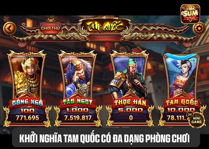 Ưu điểm của Khởi Nghĩa Tam Quốc tại Sumclub Ưu điểm của Khởi Nghĩa Tam Quốc tại Sumclub